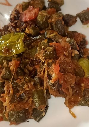 A picture of Bhindi fry.