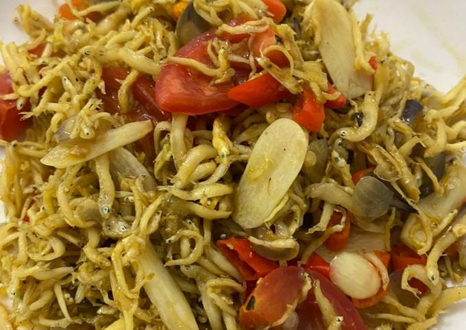 Standar Resep membuat Tumis teri nasi kunyit dijamin sesuai selera