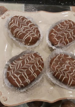 Une photo de Les sablés au chocolat au lait un autre décore simple