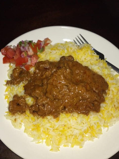 A picture of Beef Biryani.