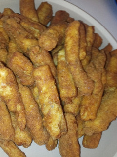 A picture of Fish fingers.