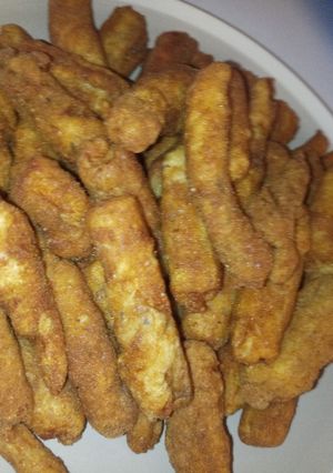 A picture of Fish fingers.