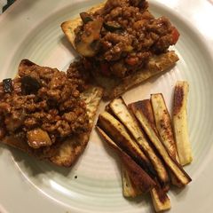 A picture of Not your average Sloppy Joe.