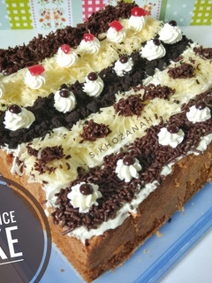 Foto resep Mocca Slice Cake / Bolu Jadul Kopi Hias