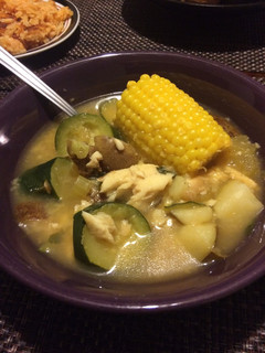 Una foto de Caldo de pescado con chipotle