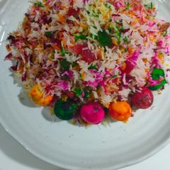 A picture of Rainbow rice.
