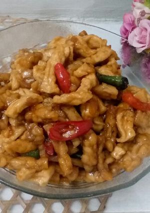 Foto resep Kering Tempe Tahu Legit Pedas