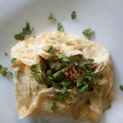 Omelette rice 😋 A picture of Omelette rice 😋.