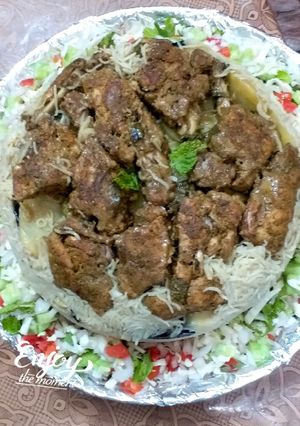 A picture of مقلوبا.