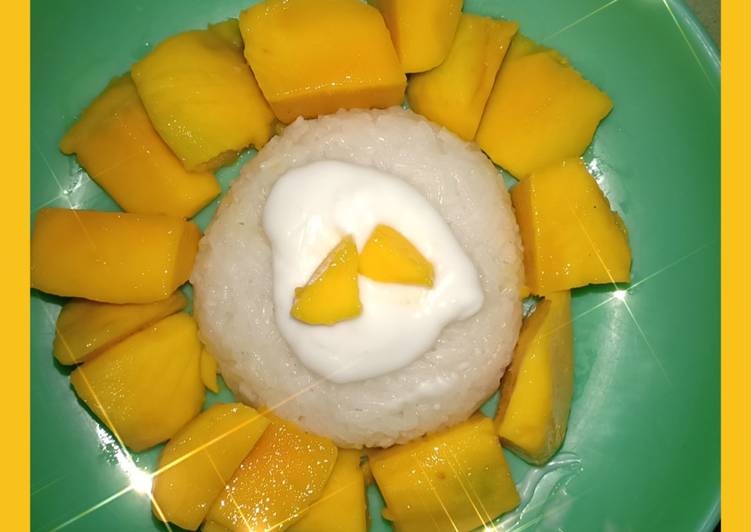 Resep MANGO STICKY RICE (dessert Thailand) Mudah