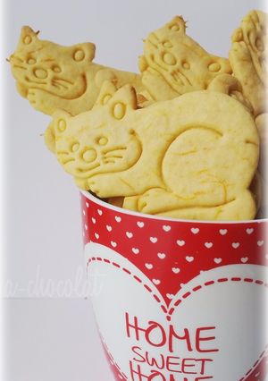 Una foto de Galletas gato de zanahoria