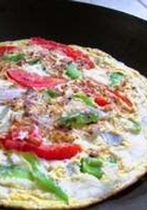 A picture of Simple Egg Dosa – Mutta Dosa recipes.