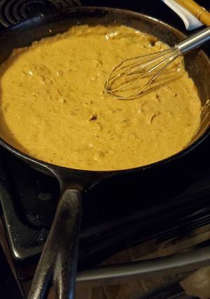A picture of Awesome sauce for tamales.