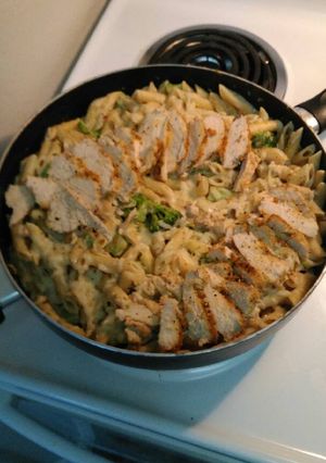 A picture of Chicken & Broccoli Alfredo..Take2.