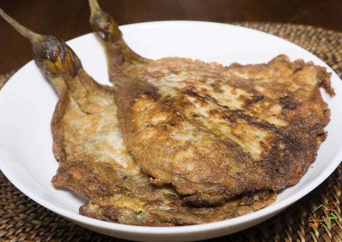 Meaty Eggplant Omelette (Tortang Talong with Giniling)