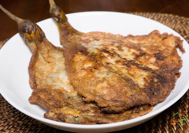 Meaty Eggplant Omelette (Tortang Talong with Giniling)