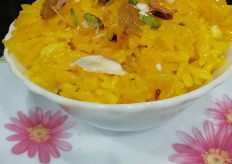 Steps to Make Any-night-of-the-week Zarda Rice