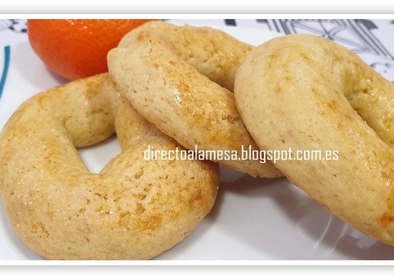 Rosquillas de naranja al horno