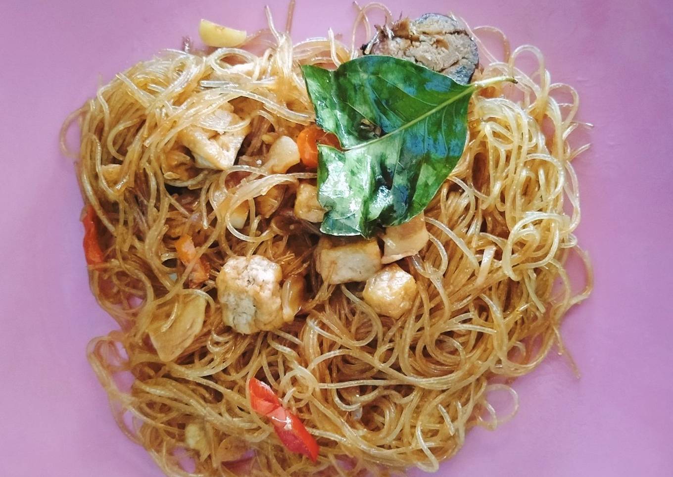 Tahu bihun pedas manis