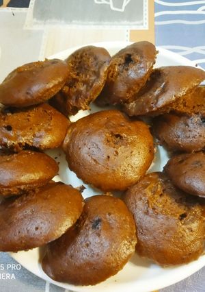 A picture of Steamed Choco Idli Cake.