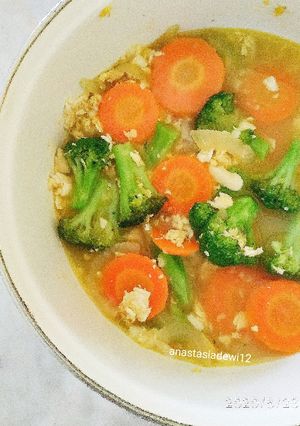 Foto resep Ca / Tumis Brokoli Wortel Telur