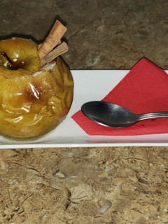 Una foto de Manzanas asadas