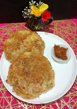A picture of Vermicelli Vegetable Pancake.