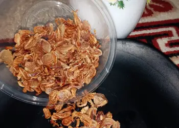 Praktis, Membuat Bawang Goreng renyah Ala Warung