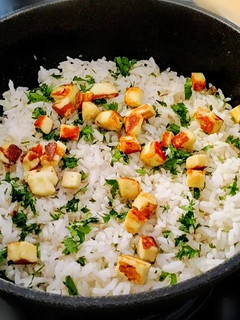 Foto de Arroz de Coco com Queijo Coalho: simples, fácil e DELICIOSO