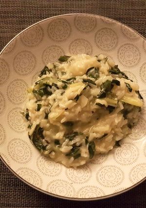 Une photo de Risotto aux blettes