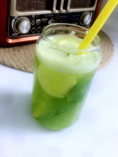 صورة لوصفة عصير ليمون 🍋 ونعناع بارد