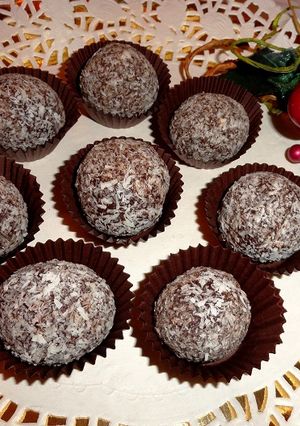 Foto principal de Trufas de chocolate y coco
