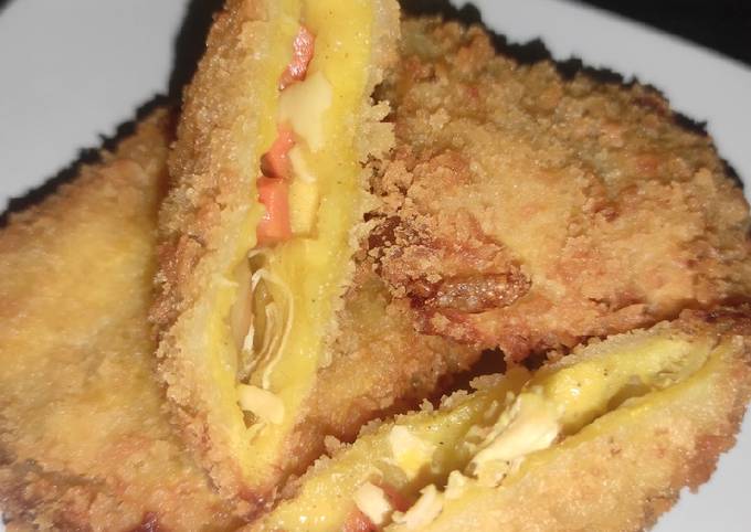 Resep: Roti goreng isi rogut Irit Untuk Jualan