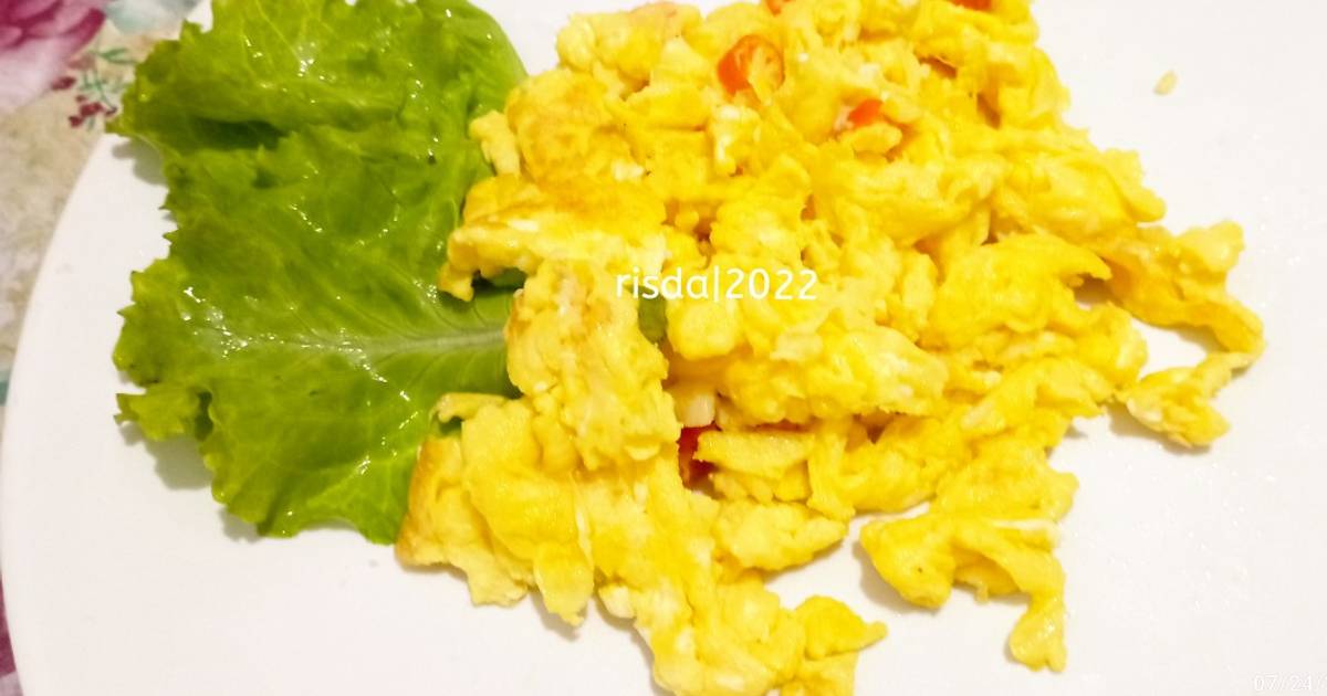 Resep Scramble Egg Oleh Risda Cookpad