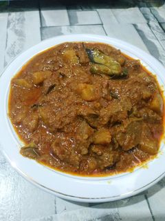 Foto resep Rendang daging kentang
