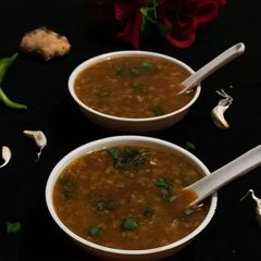 A picture of Hot and sour Soup.