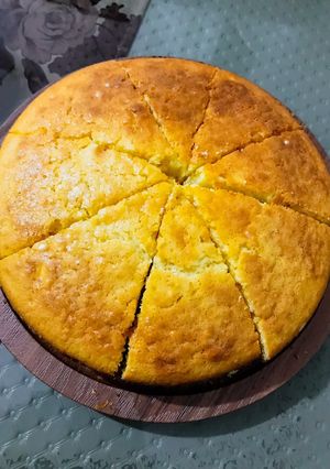 عکسی از دستور کیک شیر داغ