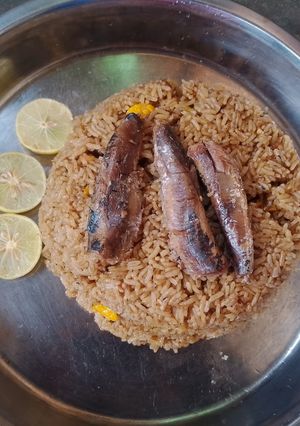 Une photo de Riz Gras 🍚 au sardines 🐟