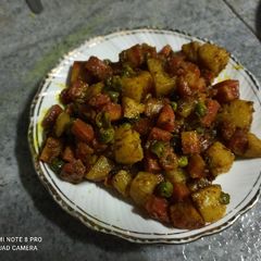 Gajar Aloo Matar A picture of Gajar Aloo Matar.