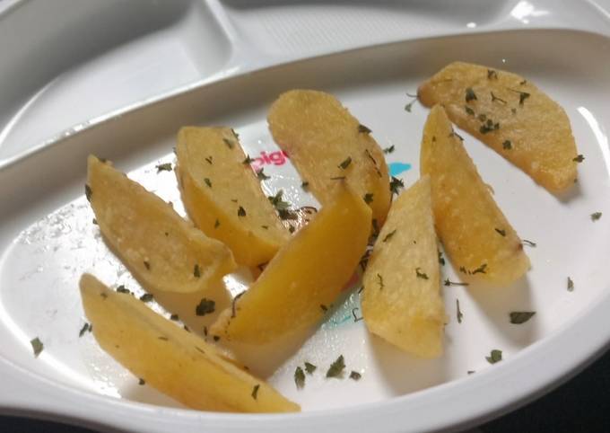 Standar Resep gampang bikin Potato Wedges (Finger Food MPASI 12 bulan +) yang nagih banget