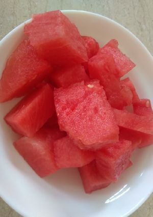 Foto resep Semangka Potong Manis Original