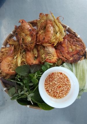 A picture of Sweet Potato Shrimp Fritters.
