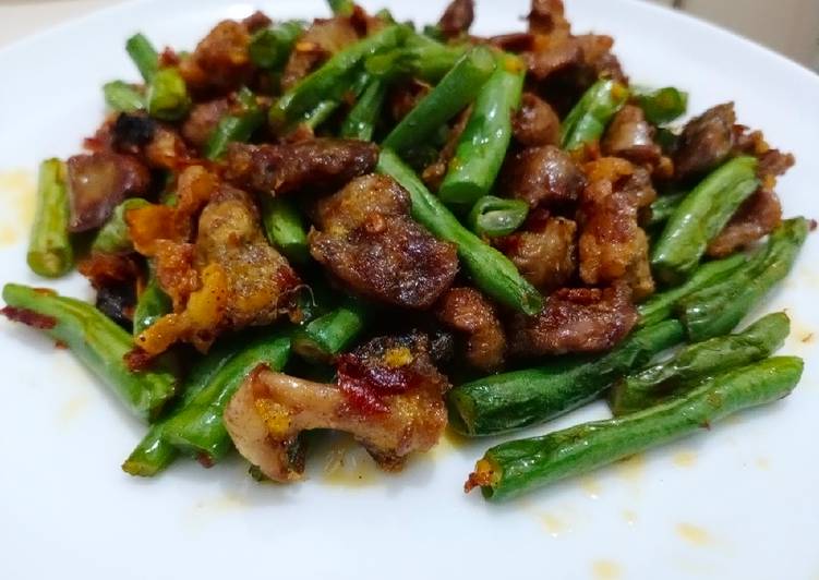 Resep Bumbu Dapur Oseng Buncis Ati Ampela No MSG