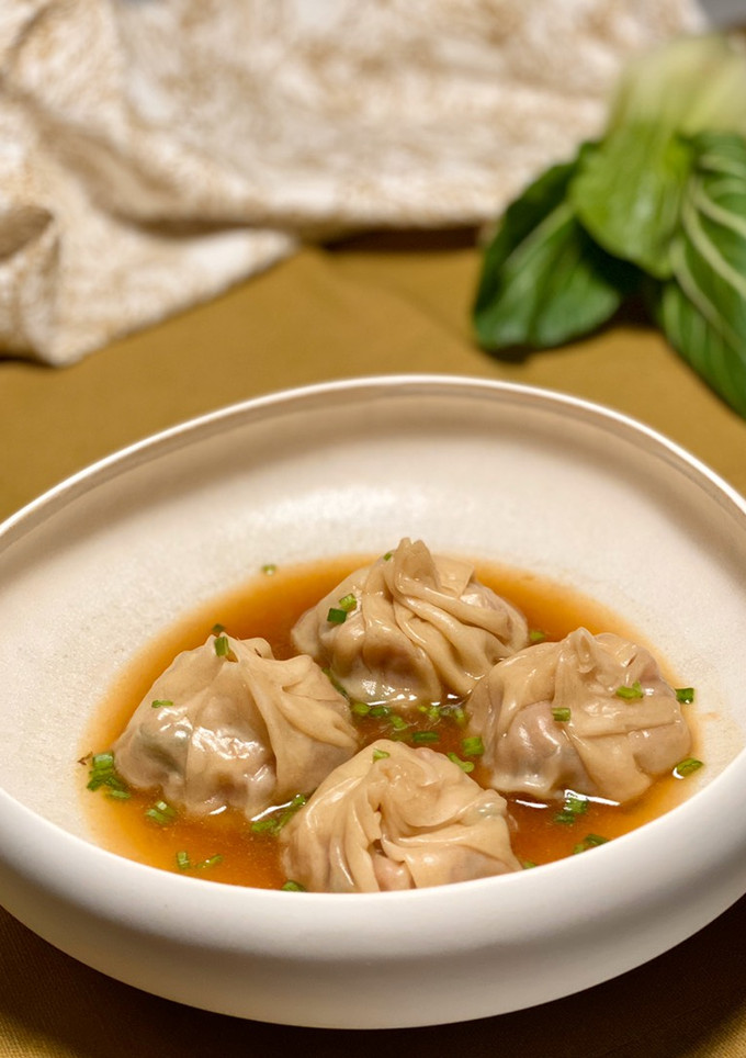 Una foto de Dumplings chinos