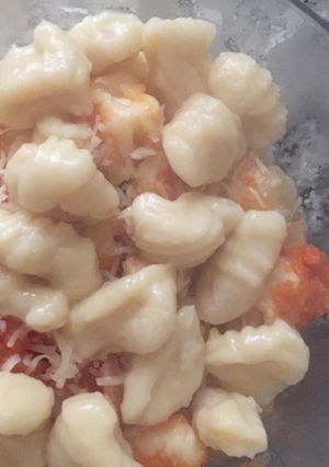 Una foto de Ñoquis de papas de mi mamá