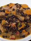 Cazuela de porotos negros