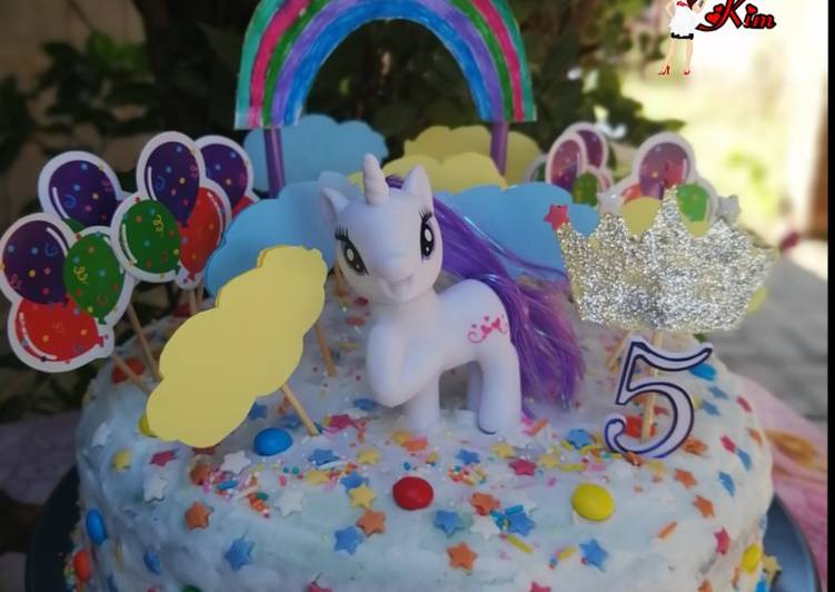 Step-by-Step Guide to Prepare Homemade Unicorn Tie Dye Cake