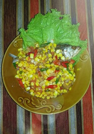 Foto resep Tumis ikan asin peda campur jagung