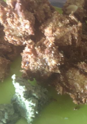 A picture of Vrat's crispy potato Pakode.
