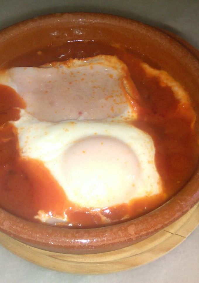 Una foto de Huevo al plato